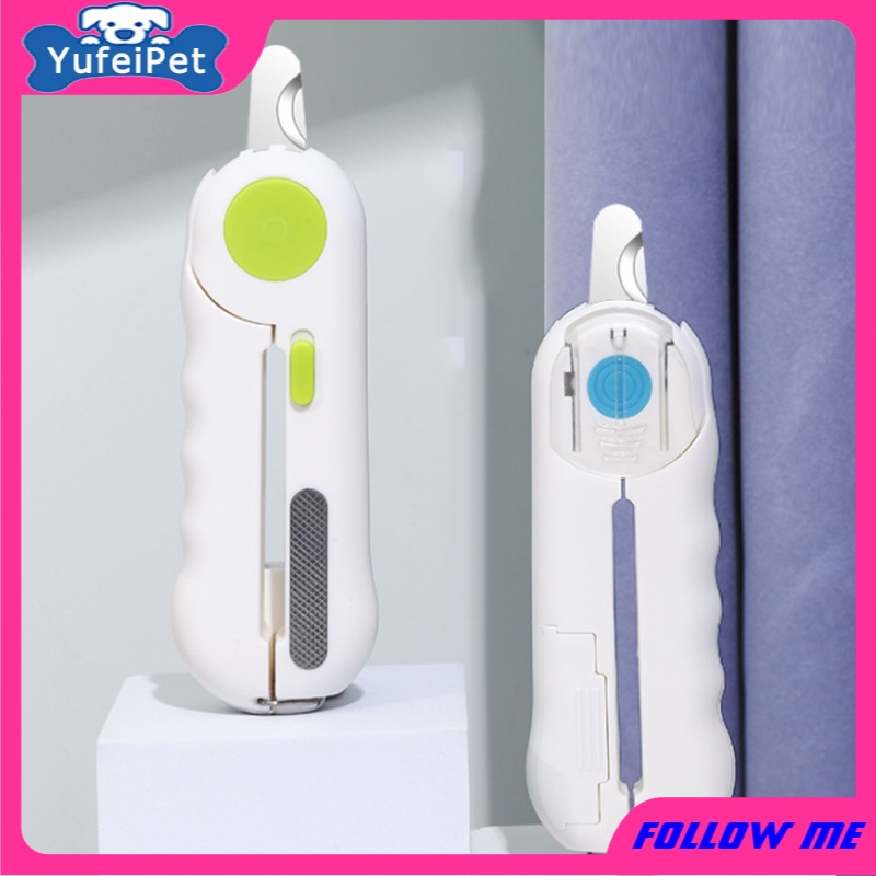 Kéo cắt móng có đèn LED bằng thép không gỉ chuyên nghiệp cho thú cưng