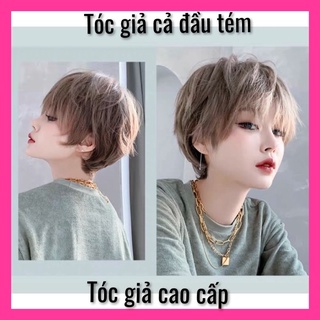 Tóc giả cả đầu tém ngắn của nữ kiểu tomboy md3016❇️freeship ❇️Tocgiacherry ❇️