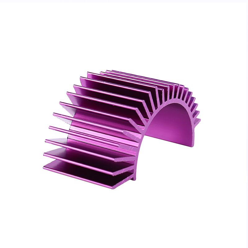 COD Rc Car Spare Parts 540 550 Motor Radiator For Wltoys 12428 Purple