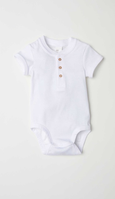 Set quần yếm kèm áo body HM auth