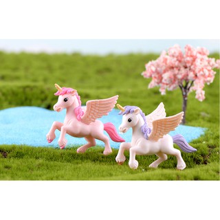 [Tiểu Cảnh] ❤❤Unicorn Kỳ Lân Siêu Xinh❤❤ Phụ Kiện Trang Trí Tiểu Cảnh Sen Đá, Terrarium, Decord Mô Hình