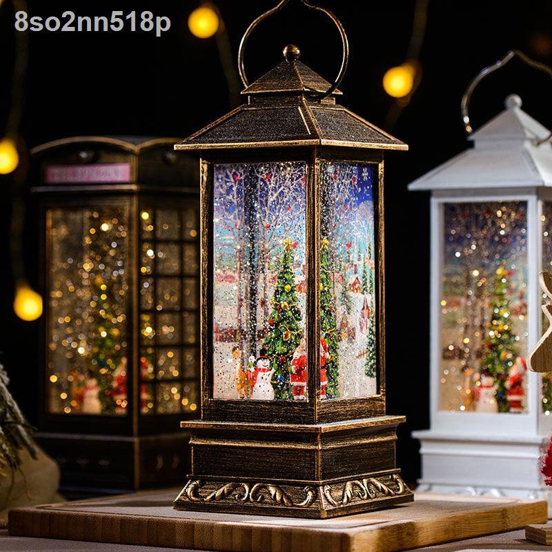 8so2nn518pHộp nhạc giáng sinh xoay cô gái nhảy múa hộp quả cầu pha lê tuyết gửi quà nhật cho bé và t