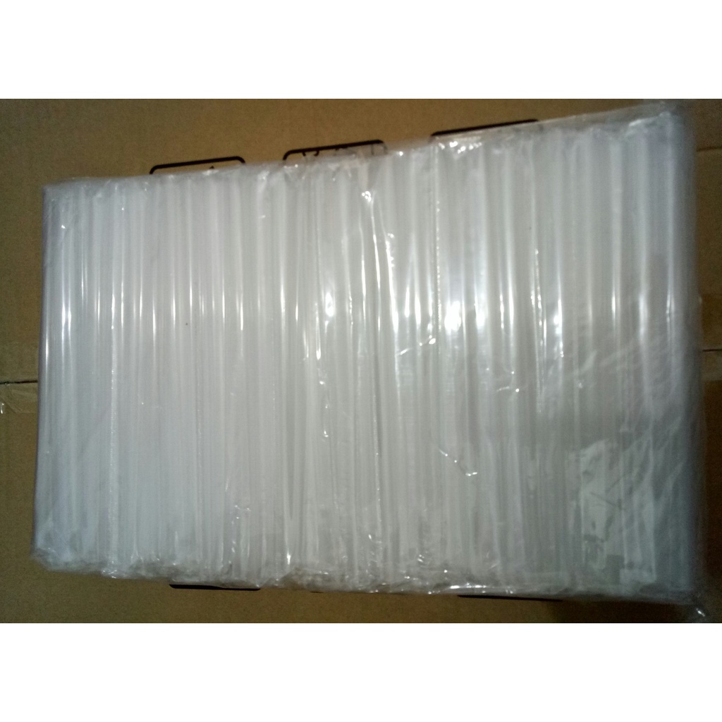 0.5kg Ống Hút Trân Châu Nhọn phi 12 Bọc Màng