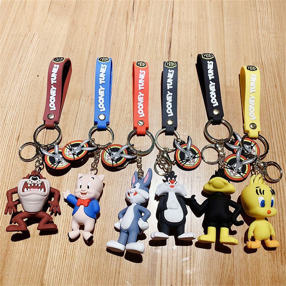 LANFY Móc Khóa Hình Thỏ Bunny Xinh Xắn Dành Cho Các Cặp Đôi