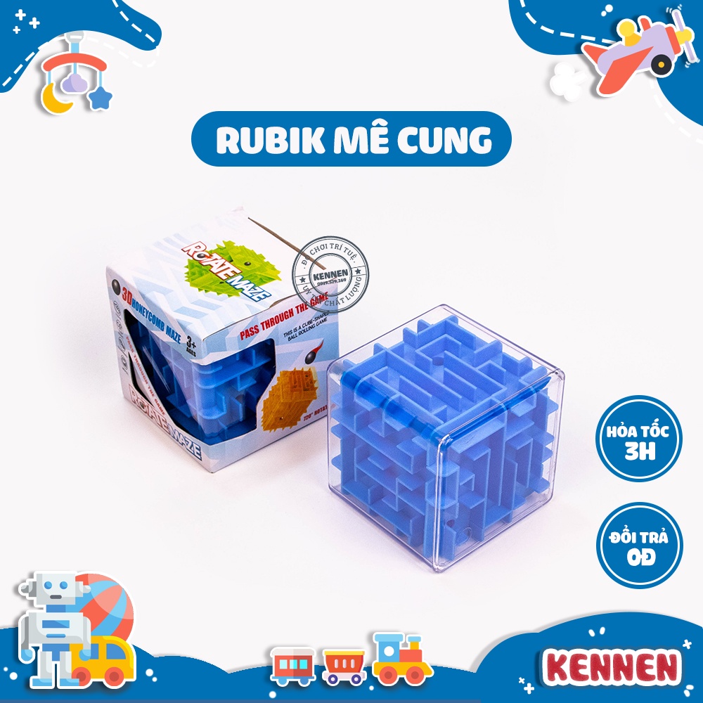 Khối đồ chơi rubik mê cung 3D rèn luyện sự khéo léo cho bé