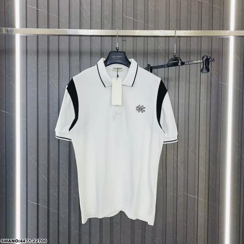 [Sẵn hàng] Áo Polo Nam Thêu Logo MG Ngực Siêu Đẹp - Áo Phông Nam Cổ Bẻ Hai Vạch Cực Chất