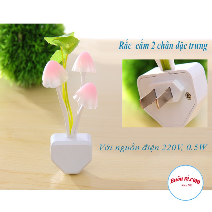 Đèn Ngủ Cảm Ứng Hình Cây Nấm Dễ Thương - br00549