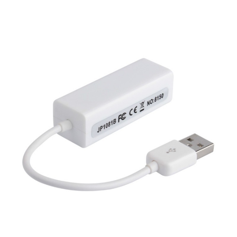 1 Card Mạng Usb 2.0 To Rj45 10/100mbps Cho Pc Win 7 8 10 Xp