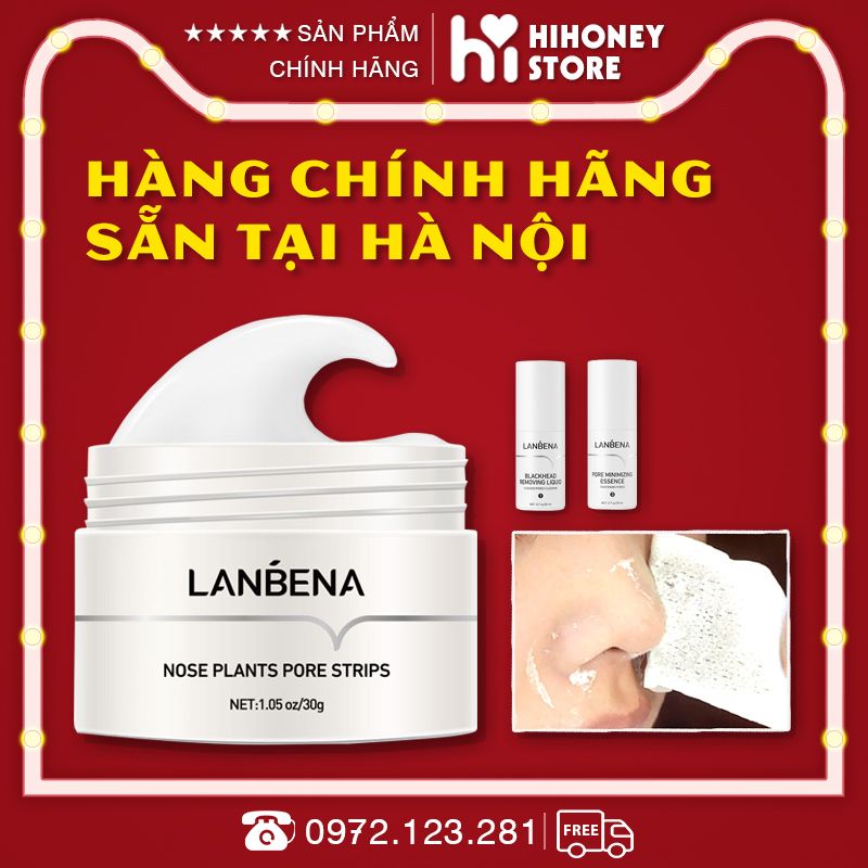 ［New］Lột mụn mũi, mặt nạ lột mụn cám, mụn đầu đen LANBENA 30ml