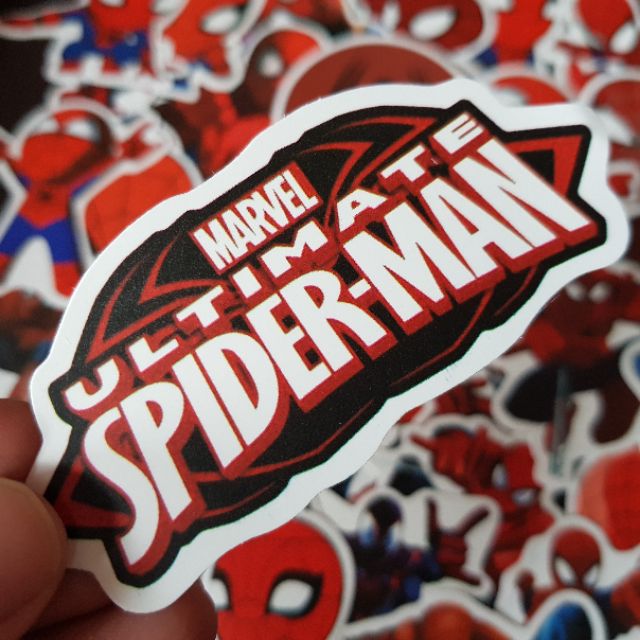 Set sticker 35 miếng không trùng lặp SPIDER-MAN