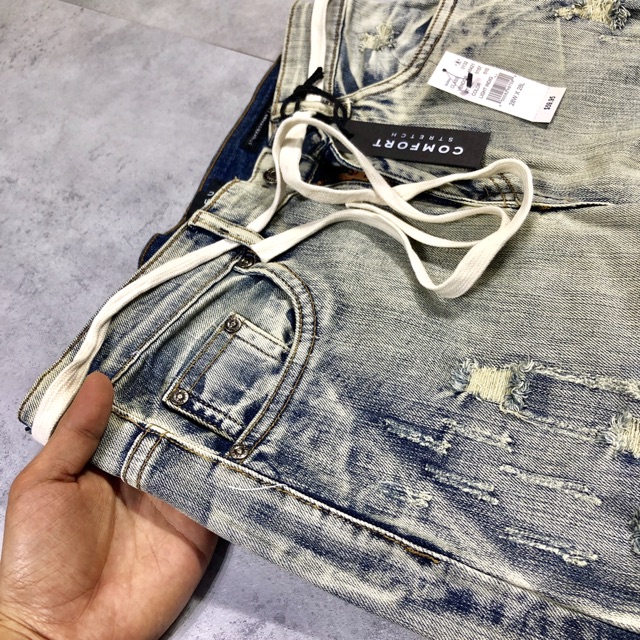 Quần jeans hàng đẹp có khóa zips