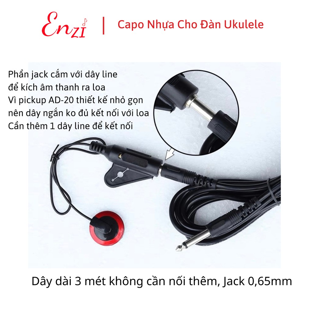 Pickup P011 pickup P012 và AD20 cho đàn guitar acoustic classic kích âm thanh mộc từ guitar ra loa không cần đục thùng