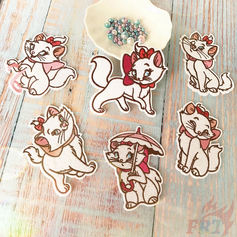 Disney 1 Sticker Ủi Thêu Hình Mèo Marie