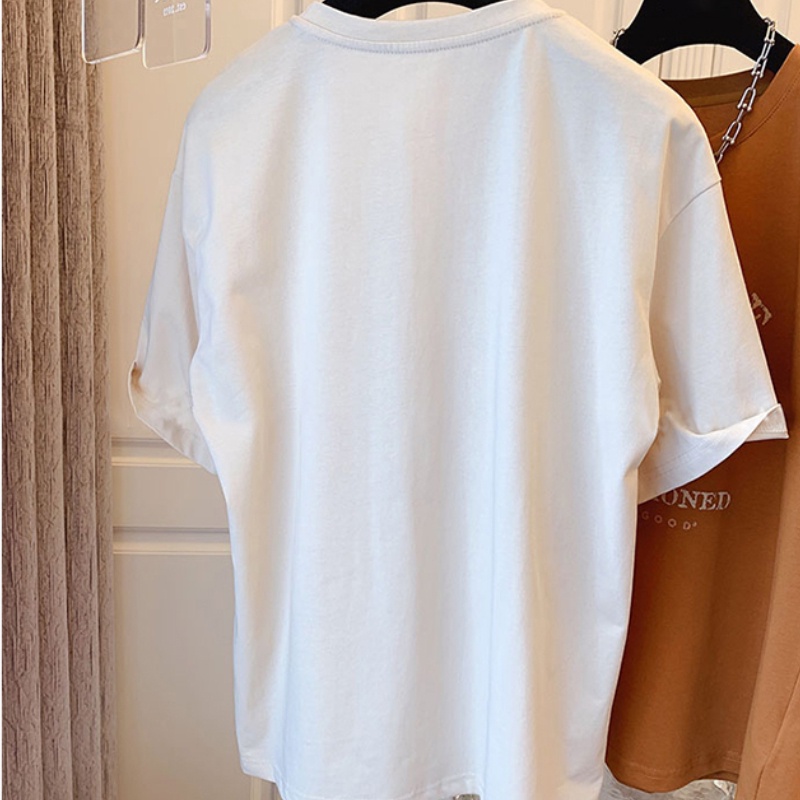NRVP Áo Thun Tay Ngắn Cổ Tròn Thời Trang Mùa Hè Phong Cách Hàn Quốc 2022 Cho Nam Và Nữ