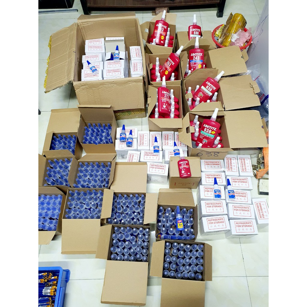KEO DÁN KHÓA REN BULONG LOCTITE 263 MEDIUM STRENGTH OIL TOLERANT THREADLOCKER 50ML/250ML