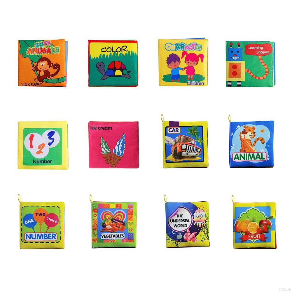 Sách vải đồ chơi hoạt động phát triển sớm phong cách Hàn Quốc dành cho trẻ sơ sinh