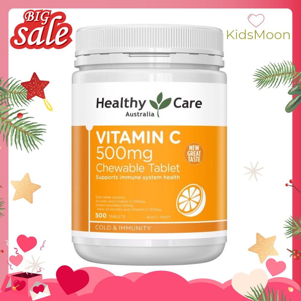 Viên Nhai Mềm Bổ Sung Vitamin C Healthy Care Của Úc