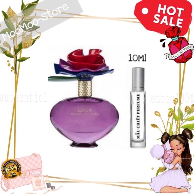 💥HOT💥 Nước hoa dùng thử Marc Jacobs Lola EDT 5ml/10ml/20ml
