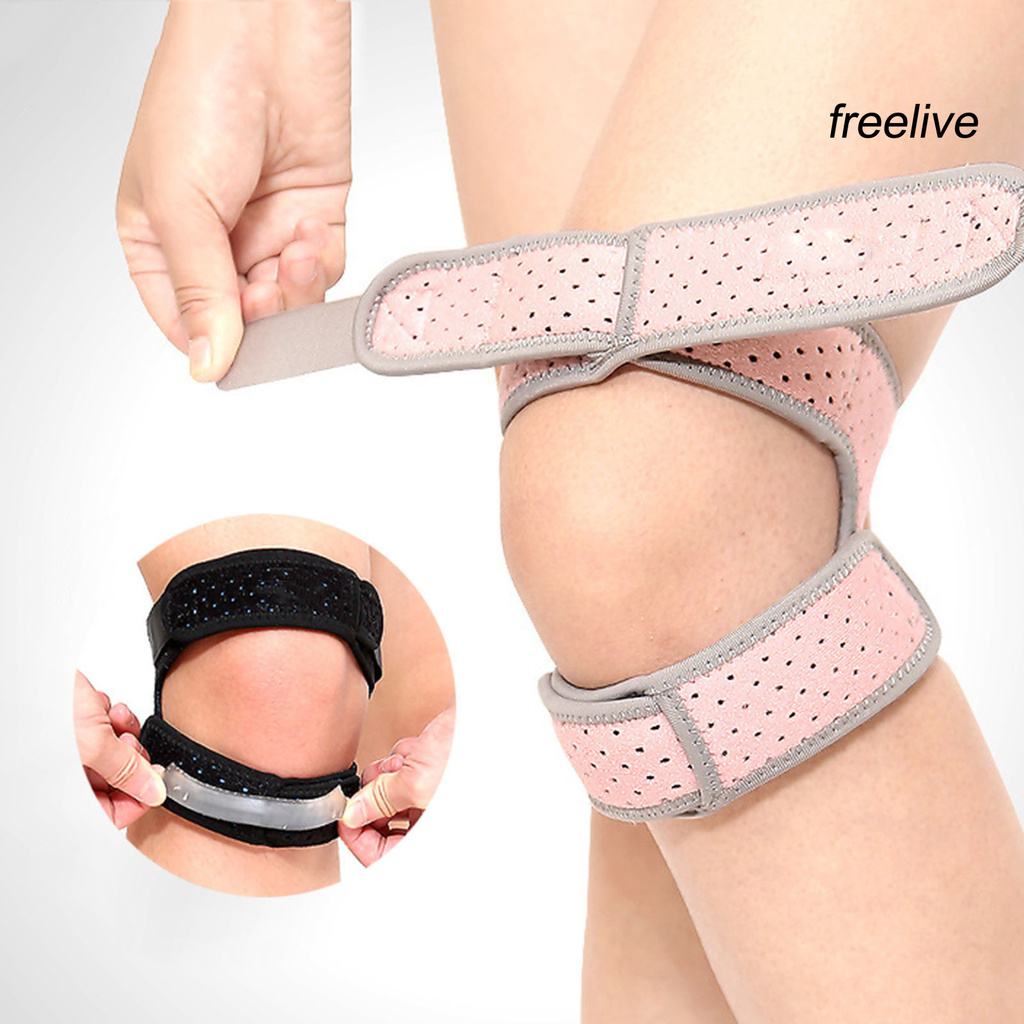 FRE|1Pc Sports Patella Belt Compression Protection Running Breathable Knees Pad