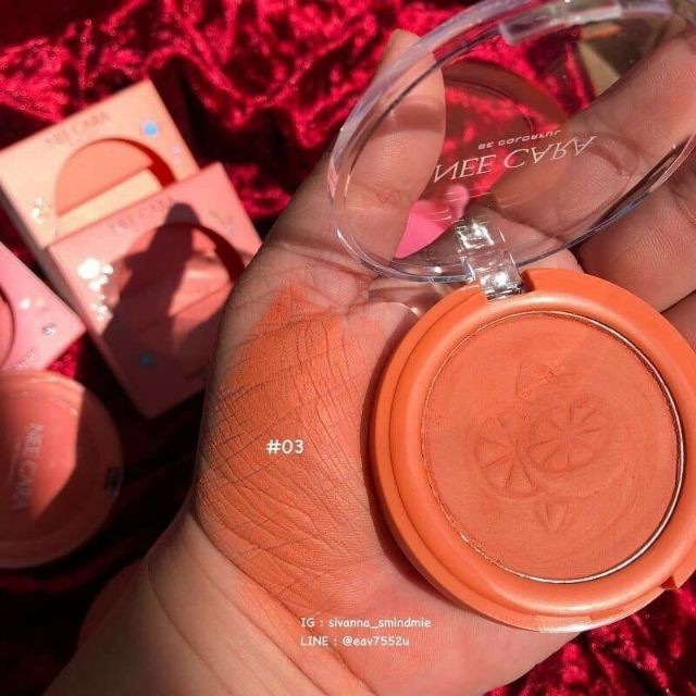 Auth 100% phấn má nee cara màu 05 cam cà chua xinh cực | BigBuy360 - bigbuy360.vn