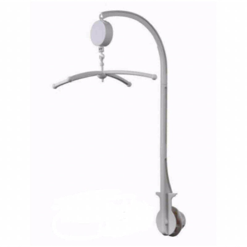 Combo Bộ treo nôi khung J thanh X hộp nhạc vặn cót 1 bài 150 cho bé