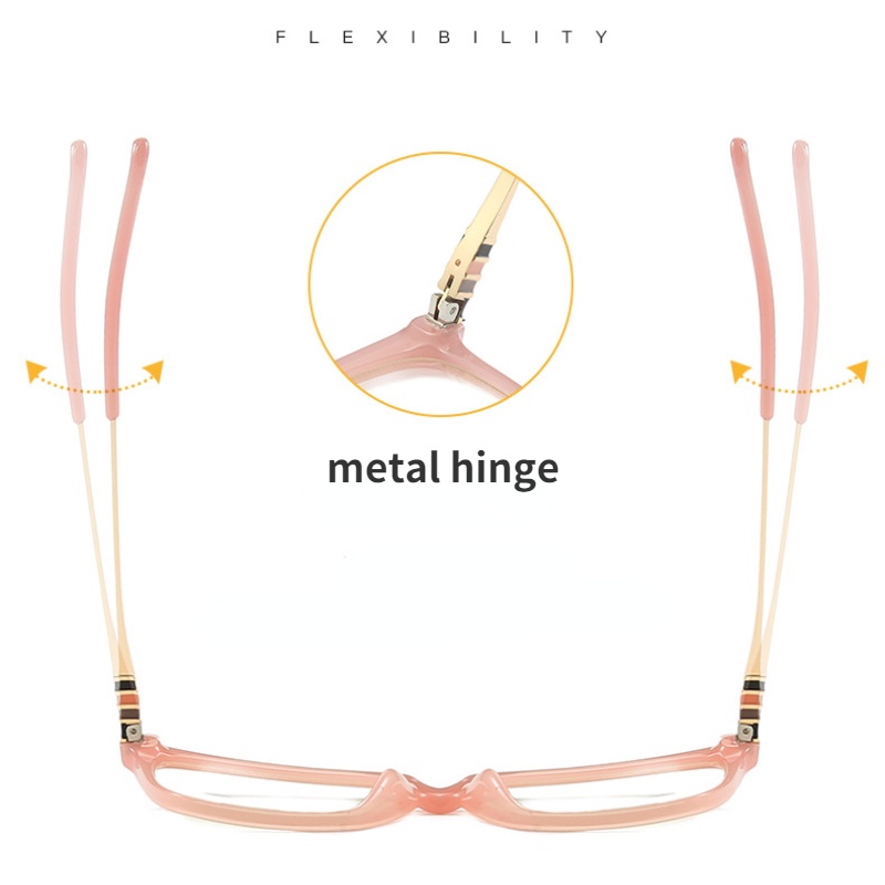 Mắt Kính Gọng Dẻo Chống Ánh Sáng Xanh TR90 Thời Trang Âu Mỹ Cho Nữ