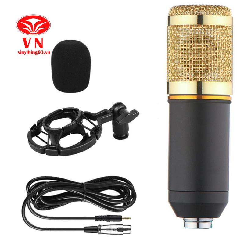 COD Bm-800 Condenser 3.5 mm Wired Recording Microphone for Studio Pc