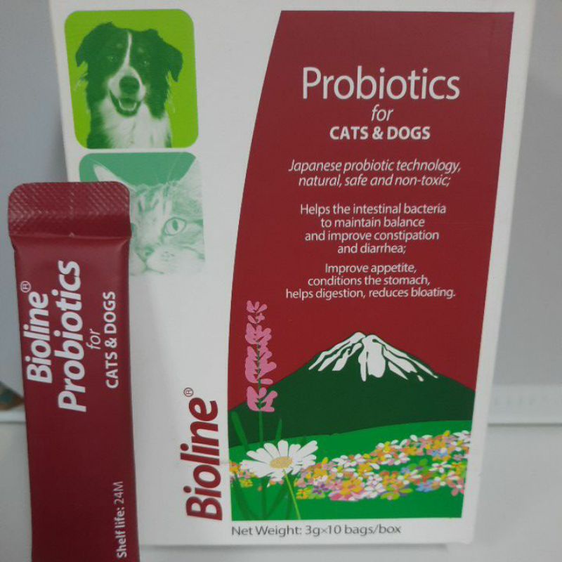 Men Vi Sinh Probiotics Dành Cho Chó Mèo BIOLINE 3g/gói