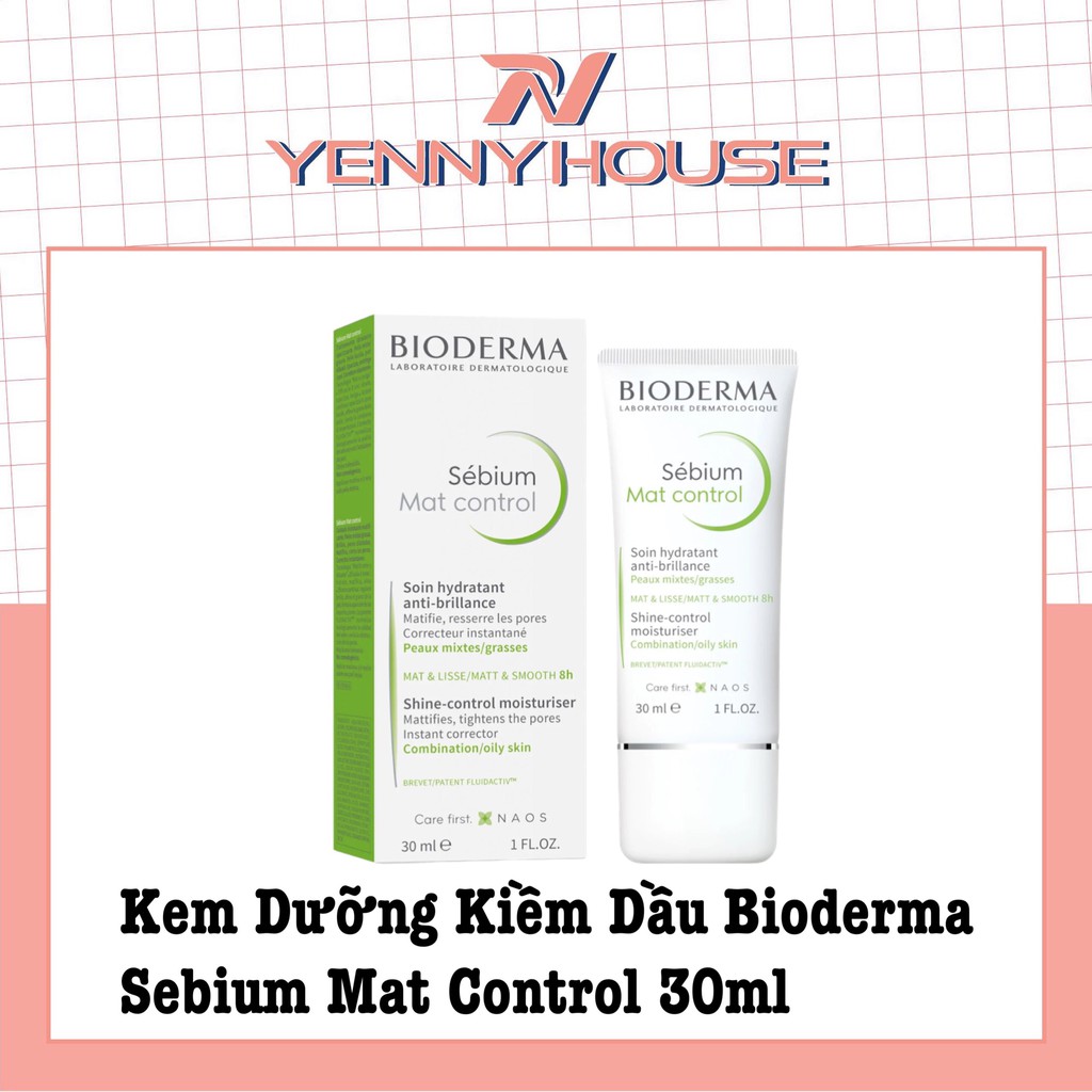 Kem Dưỡng Da Kiềm Dầu Sebium Mat Control 30ml