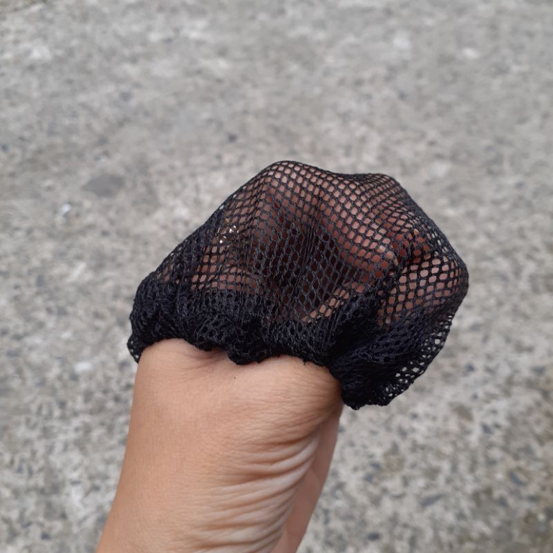 Lưới chụp búi tóc trơn màu đen