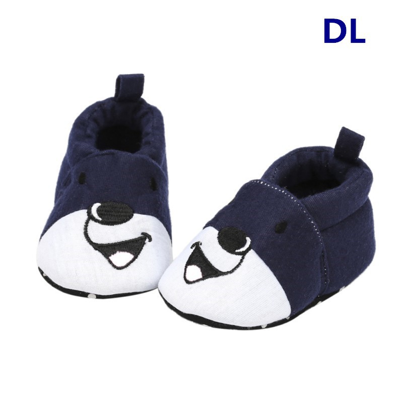 Giày lười chống trượt họa tiết động vật đáng yêu cho bé