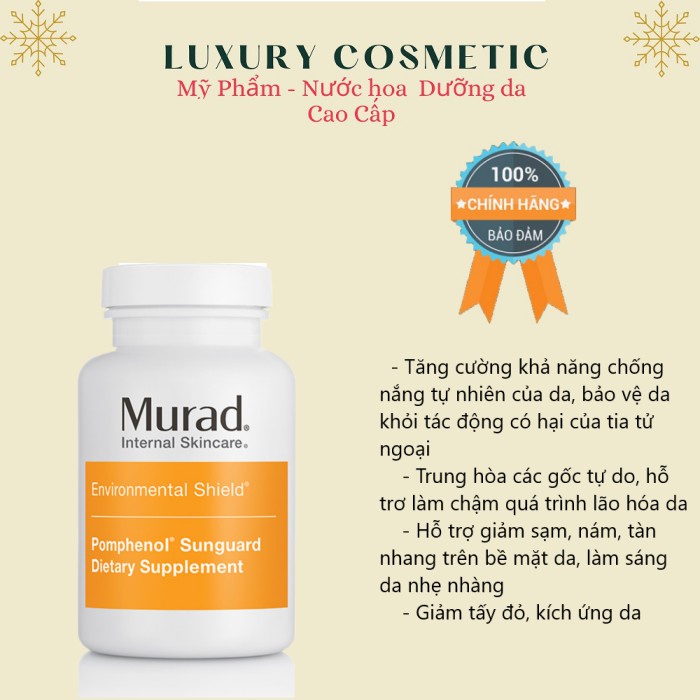 Viên Uống Chống Nắng Nội Sinh Murad