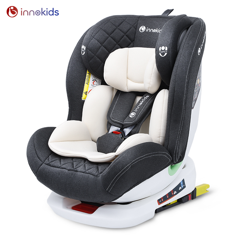 Innokids ghế ngồi an toàn cho trẻ em ô tô với 0-4-12 tuổi bé 360 độ xoay di động có thể ngồi