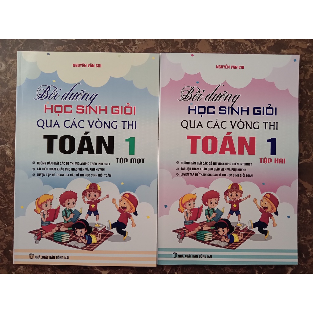 Sách - Combo Bồi Dưỡng Học Sinh Giỏi Qua Các Vòng Thi Toán Lớp 1