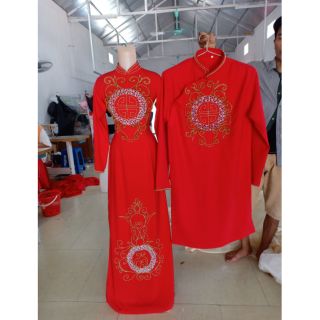 Áo dài cặp dâu rễ