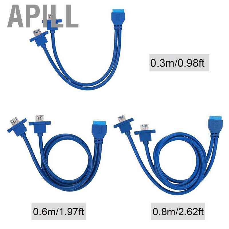 [Wholesale Price] Dây Cáp Mở Rộng 0.3-0.8m 19 / 20 Pin Female Sang Usb 3.0 Dành Cho Bo Mạch Chủ