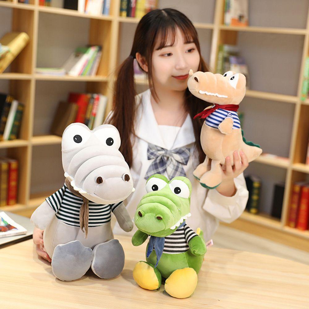 REBUY1 Cá Sấu Nhồi Bông Mềm Mại Xinh Xắn