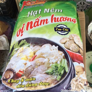Hạt nêm chay vị nấm hương Kooker bịch 5kg