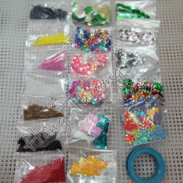 Combo set kim sa kết túi handmade