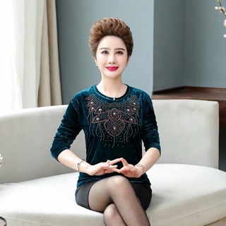 ÁO NHUNG THU ĐÔNG TRUNG NIÊN