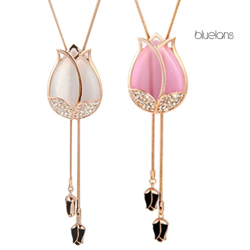 Vòng cổ Mặt Hoa Tulip Thời Trang Cho Nữ