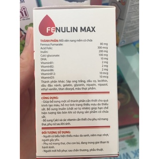 FENULIN MAX( Lọ 60 viên)