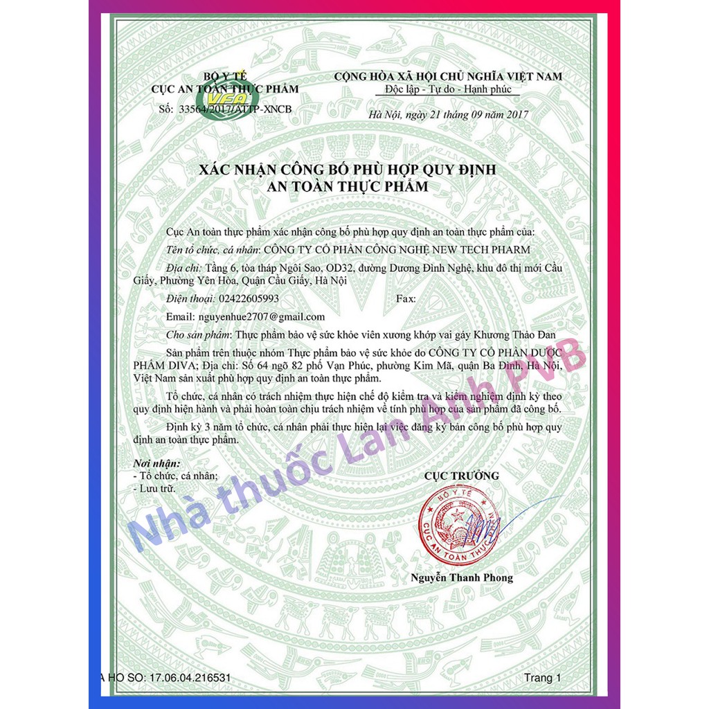 KHƯƠNG THẢO ĐAN - Viên xương khớp hỗ trợ giảm đau, giảm các triệu chứng viêm và phục hồi sụn khớp. | Thế Giới Skin Care