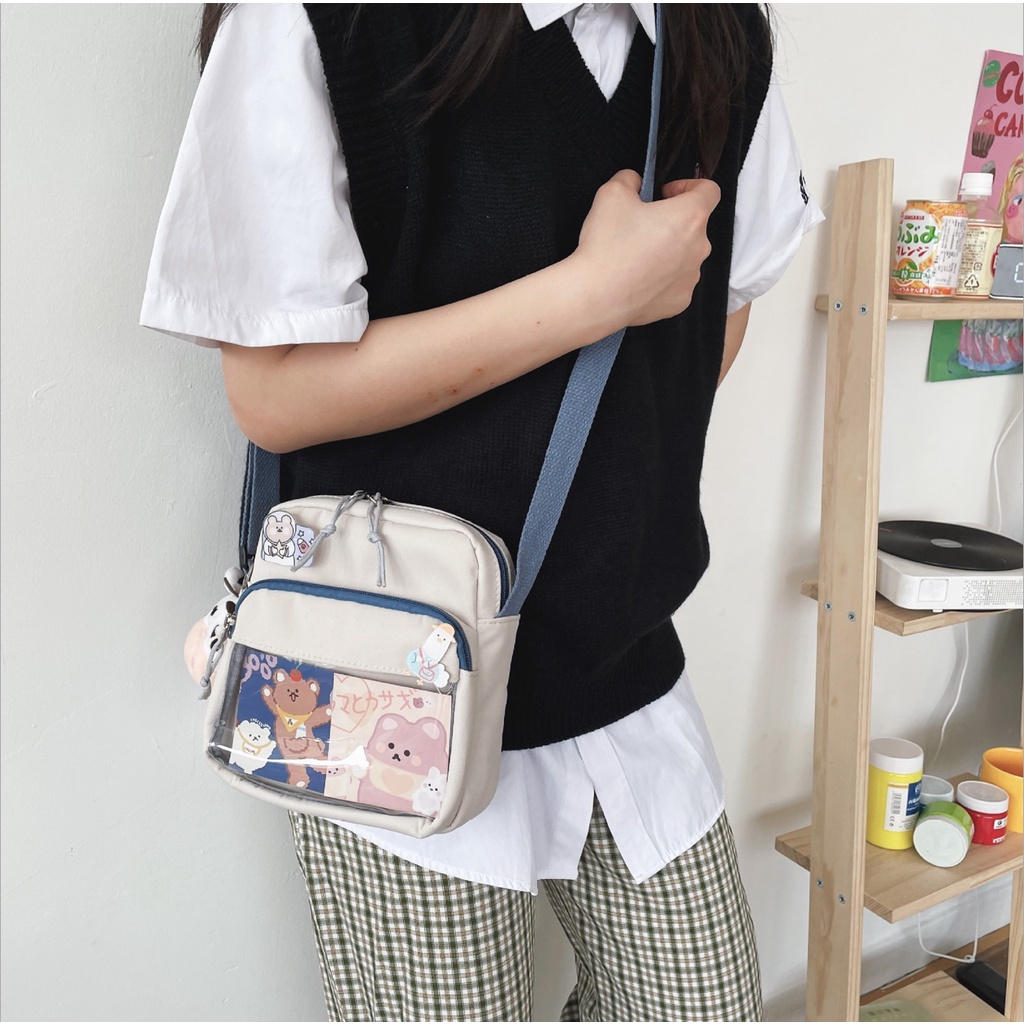 Túi đeo chéo bò sữa