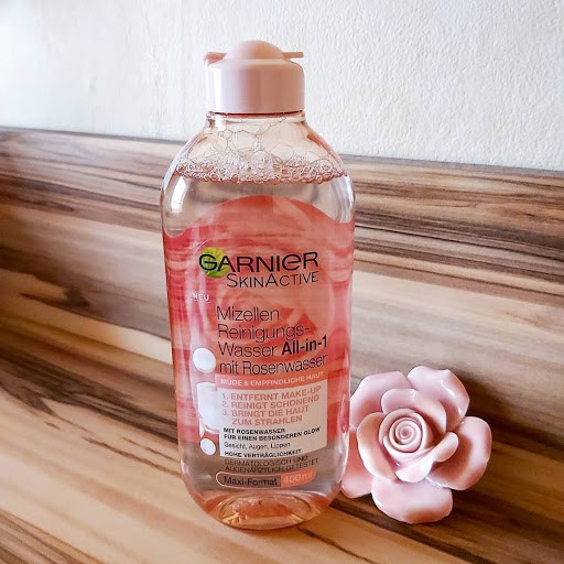 Tẩy trang Garnier Rose hoa hồng All in 1