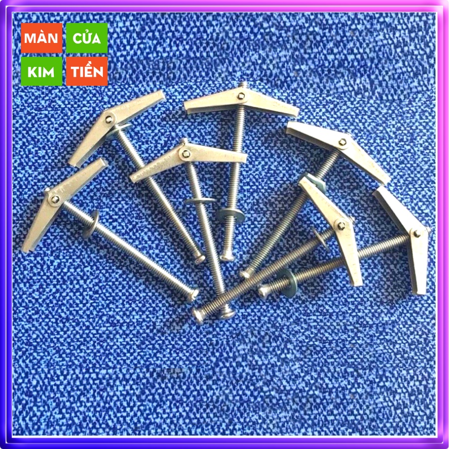 Tắc Kê Bướm , Ốc Vít Nở Bướm Bắt Tường Thạch Cao, Bền, Gắn Tường Siêu Chắc - Phụ Kiện Rèm Cửa Kim Tiền