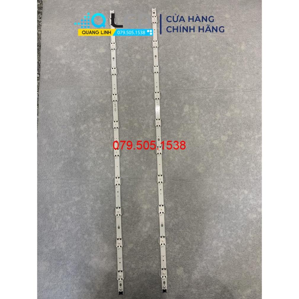 Thanh LED TIVI  LG 43UJ 652 (10LED) - Lắp zin tivi LG 43UJ652 - 1 THANH 2 thanh giống nhau - LED MỚI 100% nhà máy