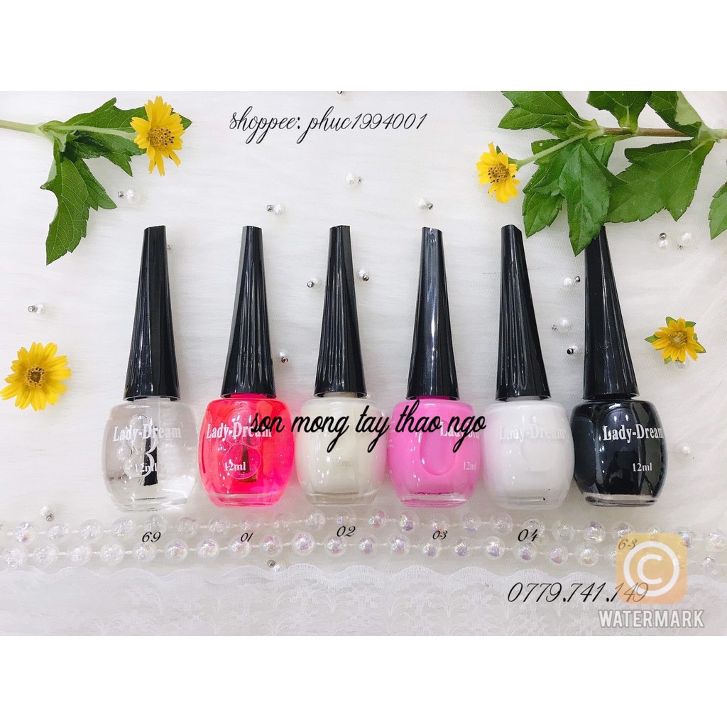 Sơn móng tay lady dream 12ml (sơn thường)