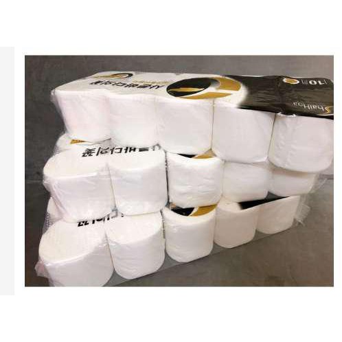 Lốc 10 cuộn giấy vệ sinh Hải Hoa Đen không lõi mềm mịn