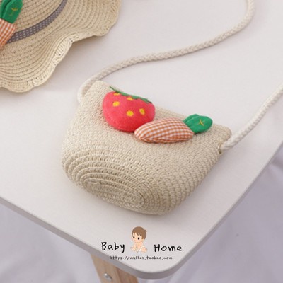 Túi Đeo Chéo Thời Trang Cho Bé Gái Hình Ngộ Nghĩnh, Dễ Thương, Chất Cói Siêu Mềm